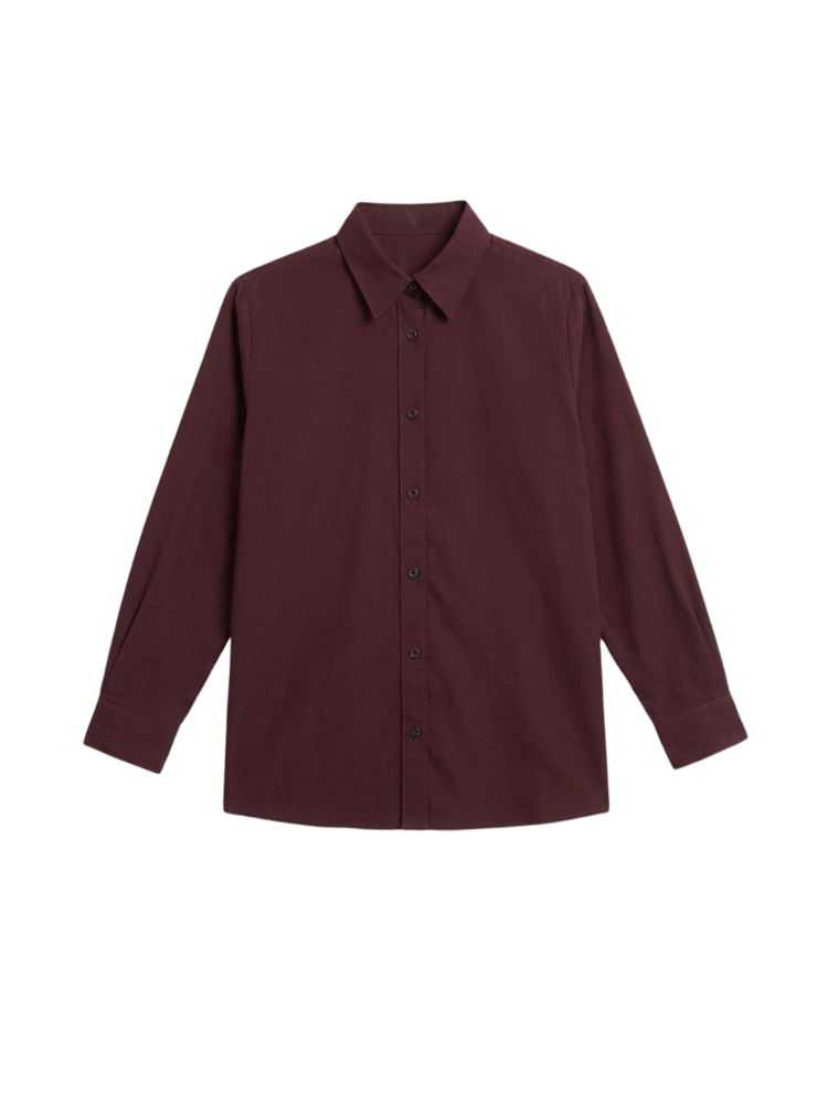 Maroon Slim Shirt